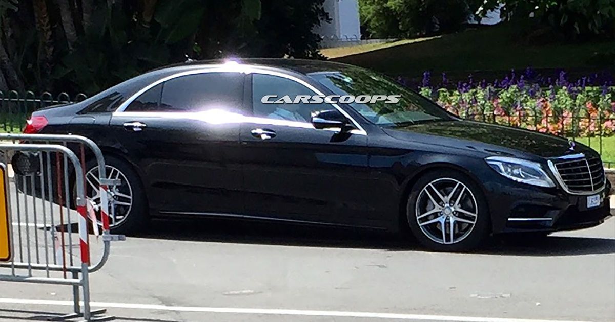 Фотошпионы засняли обновленный Mercedes-Benz S-Class без камуфляжа