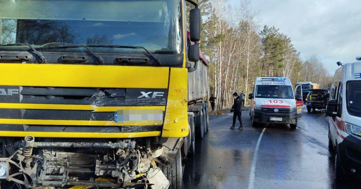 На місці аварії