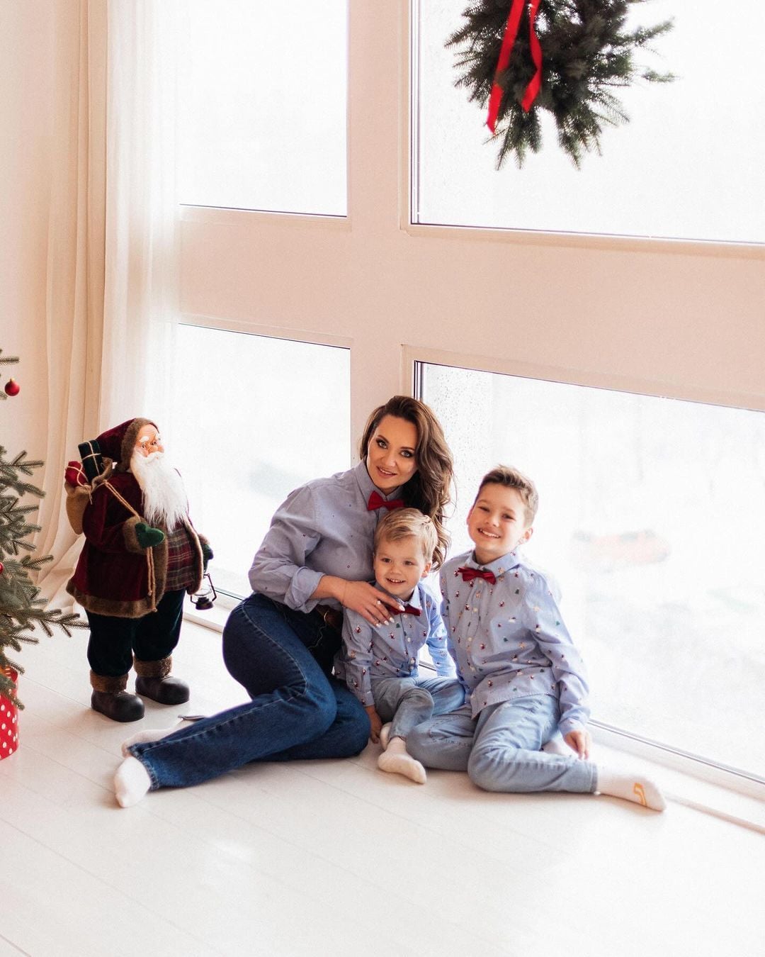 Анна Саливанчук с сыновьями / © instagram.com/salivanchuk.anna