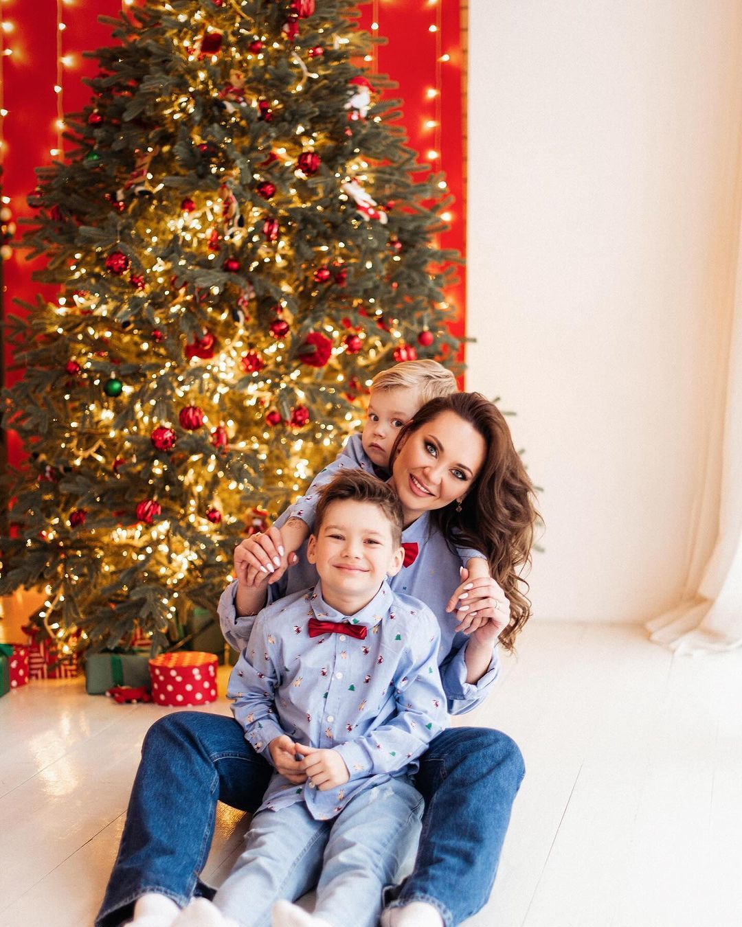 Анна Саливанчук с сыновьями / © instagram.com/salivanchuk.anna