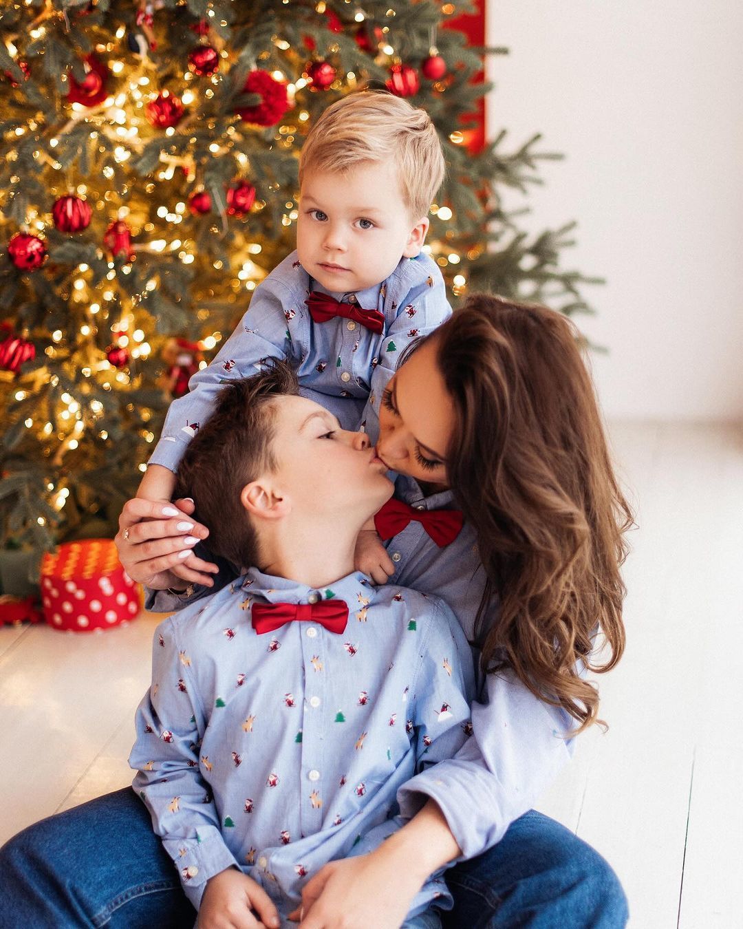 Анна Саливанчук с сыновьями / © instagram.com/salivanchuk.anna