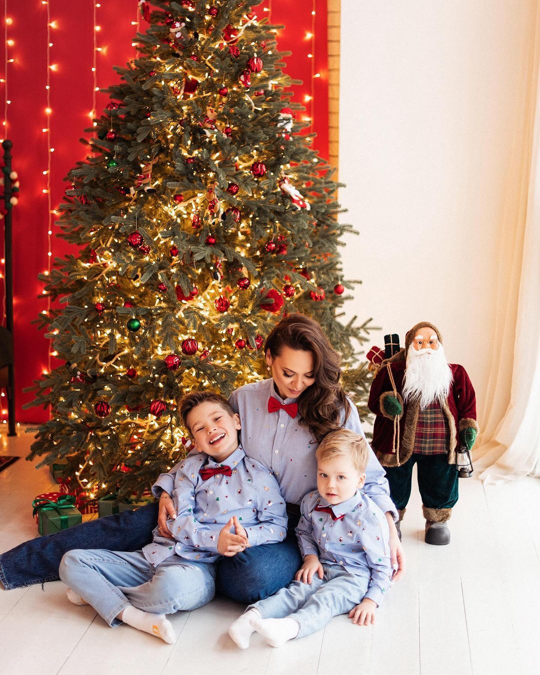 Анна Саливанчук с сыновьями / © instagram.com/salivanchuk.anna