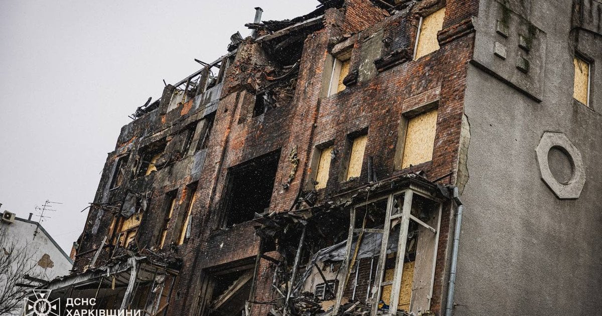 Наслідки ворожого обстрілу Харкова 2 січня