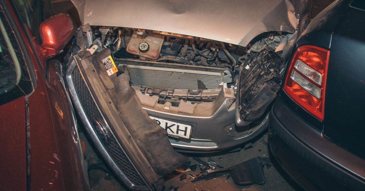 ДТП в Києві, в якій постраждало 8 авто_3 / © kiev.informator.ua