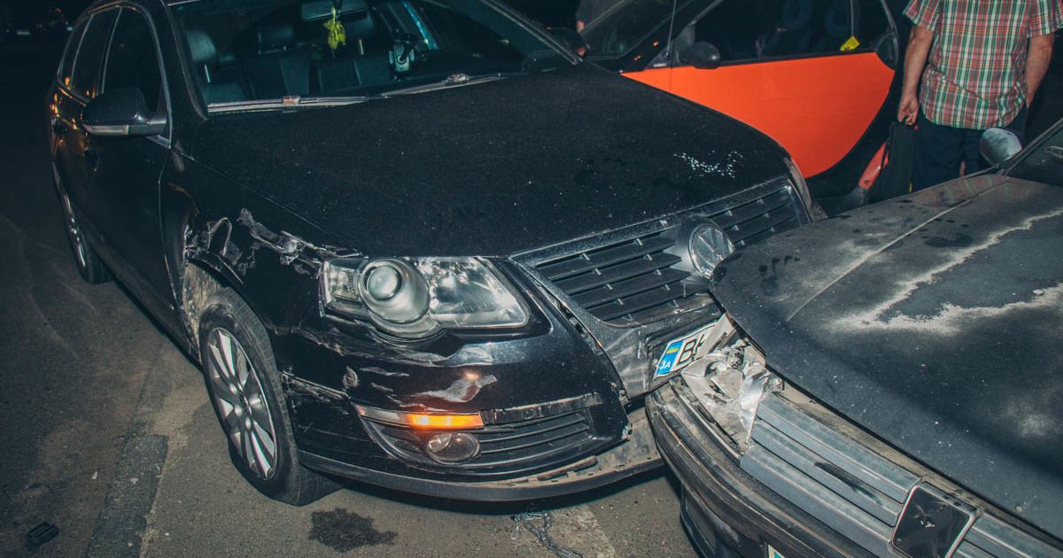 ДТП в Києві, в якій постраждало 8 авто_9 / © kiev.informator.ua