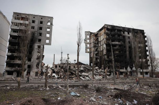 Последствия российской оккупации в Бородянке / © Philippe de Poulpiquet