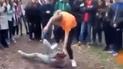 В Каховке 14-летняя девушка жестоко избила школьницу на глазах у толпы подростков