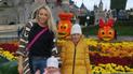 Полякова свозила детей в Диснейленд