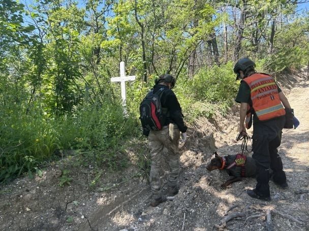 Наразі тут шукають рештки сьомого загиблого воїна. / © Фото Наталії Нагорної/ТСН