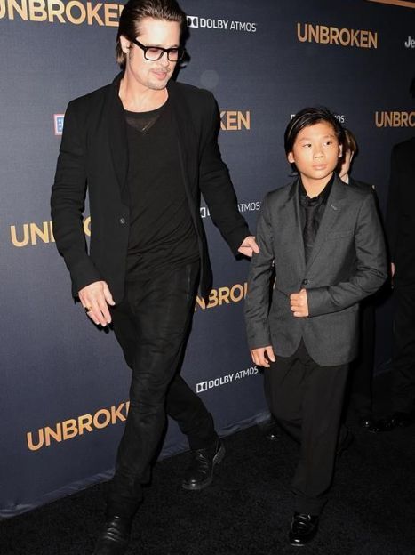 Брэд Питт с сыном Паксом, 2014 год / © Getty Images/Fotobank