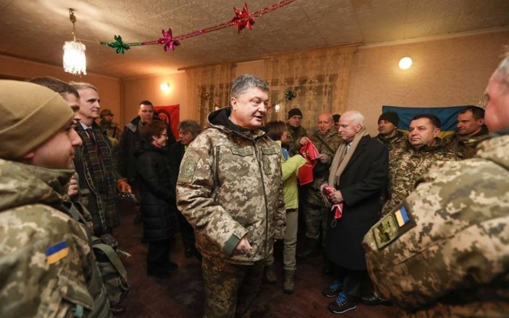 Порошенко у Широкиному / © Сайт президента України
