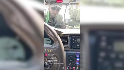 У Черкасах водій прокатав військового ТЦК на капоті (відео)