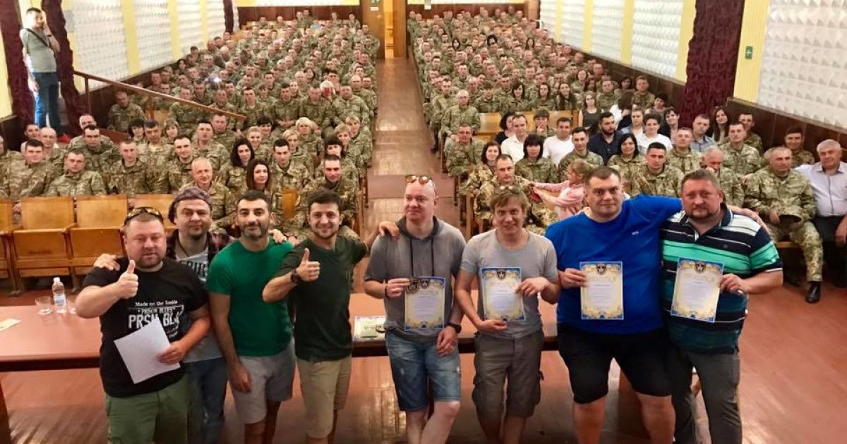 "Квартал 95" з військовими_15 / © Пресс-служба студии "Квартал 95"