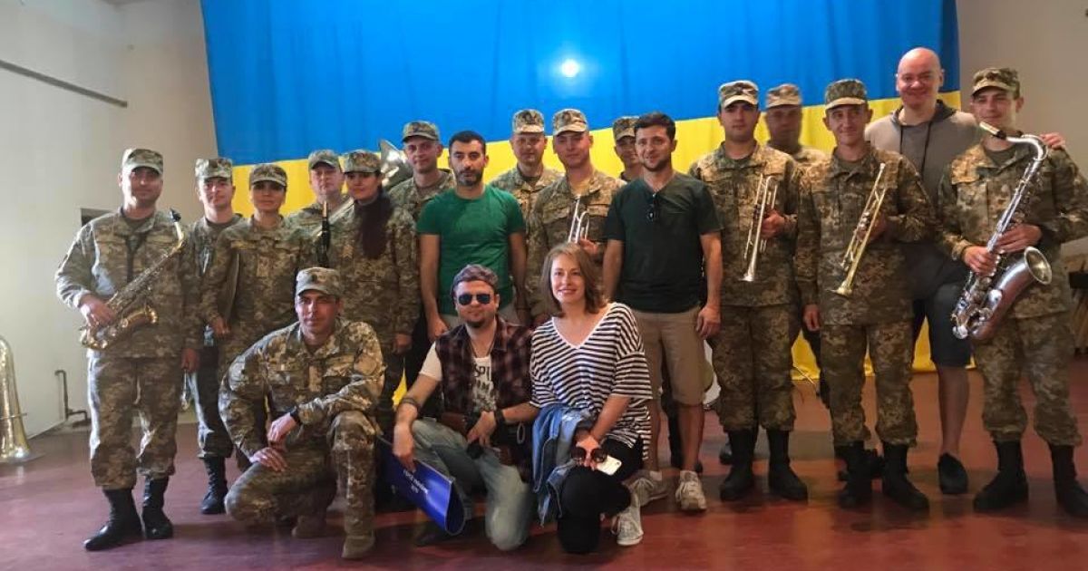 "Квартал 95" з військовими_14 / © Пресс-служба студии "Квартал 95"