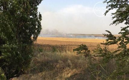 Пожар на военном складе на Донетчине: село отключили от газа