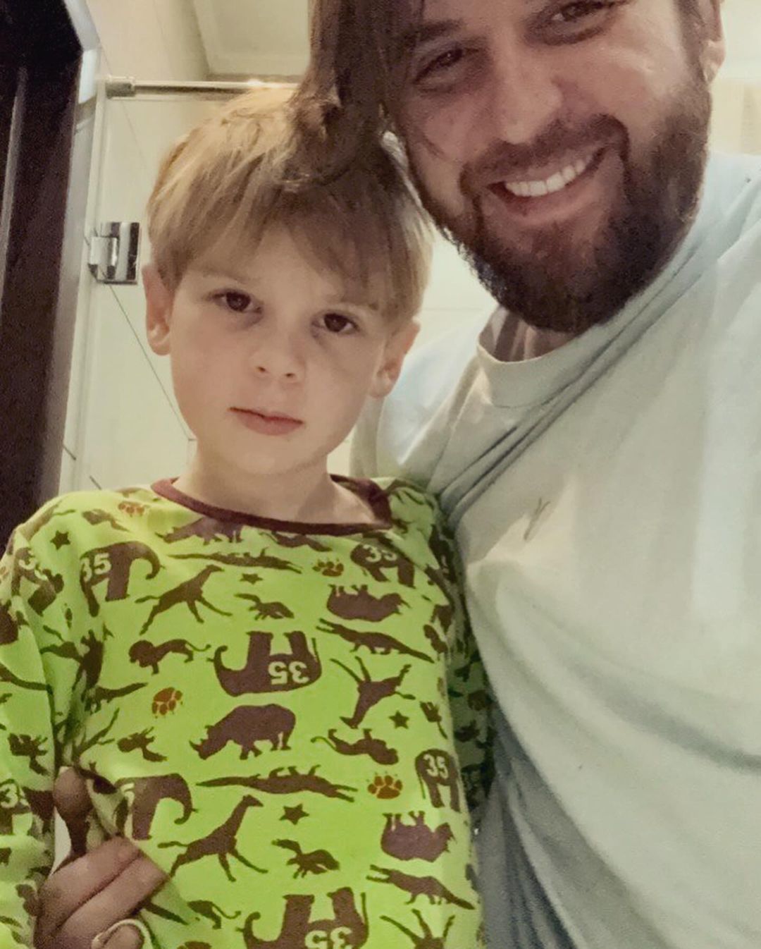 Сергей Танчинец с сыном / © instagram.com/sergii_tanchynets