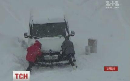 Швецию засыпают рекордные снегопады, которых уже не было сто лет
