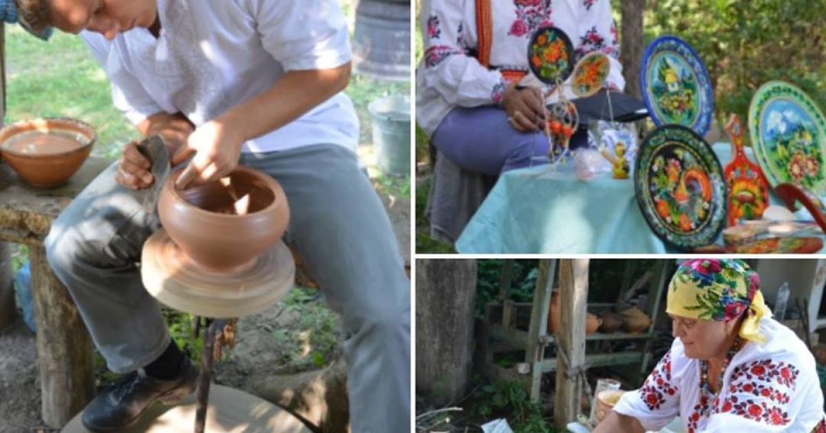 Во время фестиваля борща в Опошне / © Facebook / Юрий Репало