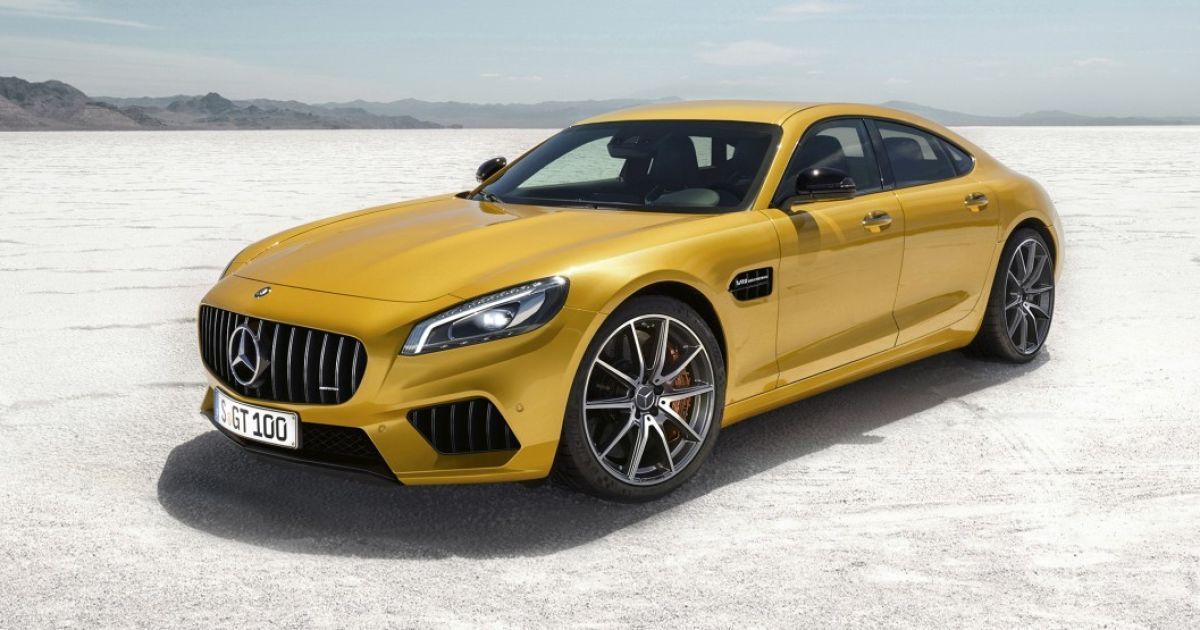 Предполагаемый дизайн Mercedes-AMG GT4