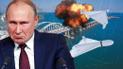Коллаж ТСН.ua. Эксперт назвал удар по Крымскому мосту очередным серьезным репутационным ударом по России.