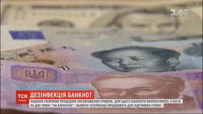 Гривні на карантині: у Нацбанку розробили процедуру знезараження банкнот