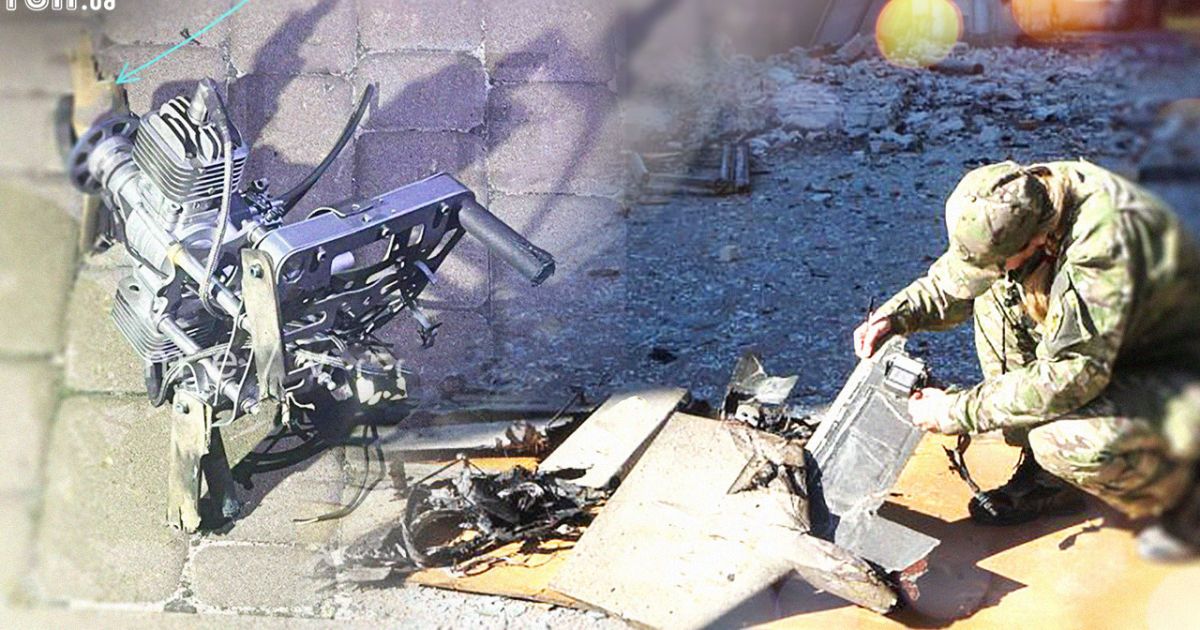 Коллаж ТСН.ua. Россияне атаковали Киев дроном, который собирали из"палок" и который способен нести снаряд.