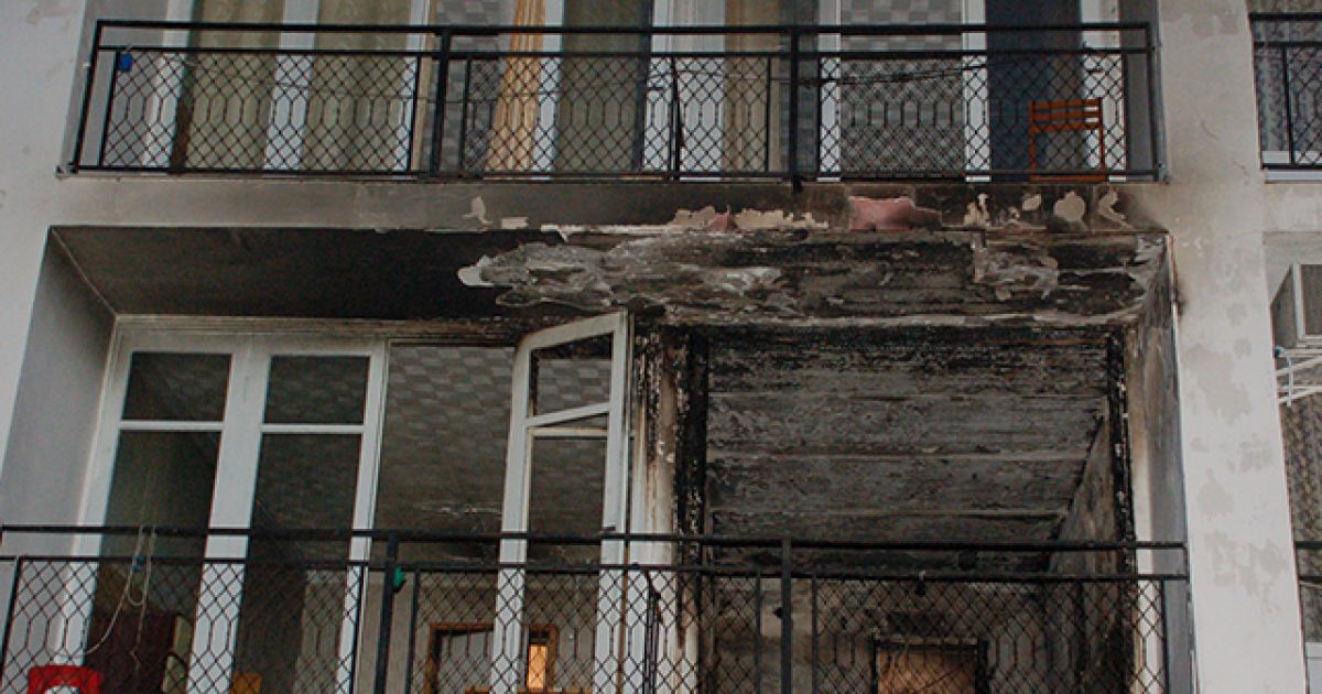 Из-за пожара эвакуировали 150 человек