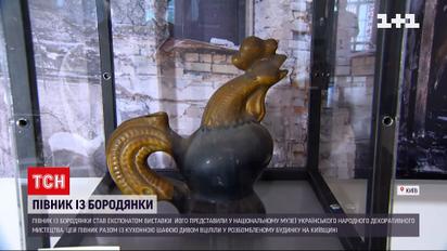 Выстоявший на кухонной полке петушок из Бородянки стал экспонатом выставки