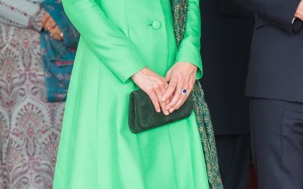 В зеленых оттенках: красивая герцогиня Кембриджская и принц Уильям встретились с премьер-министром Пакистана