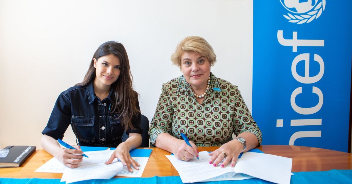 Певица Michelle Andrade стала другом ЮНИСЕФ в Украине