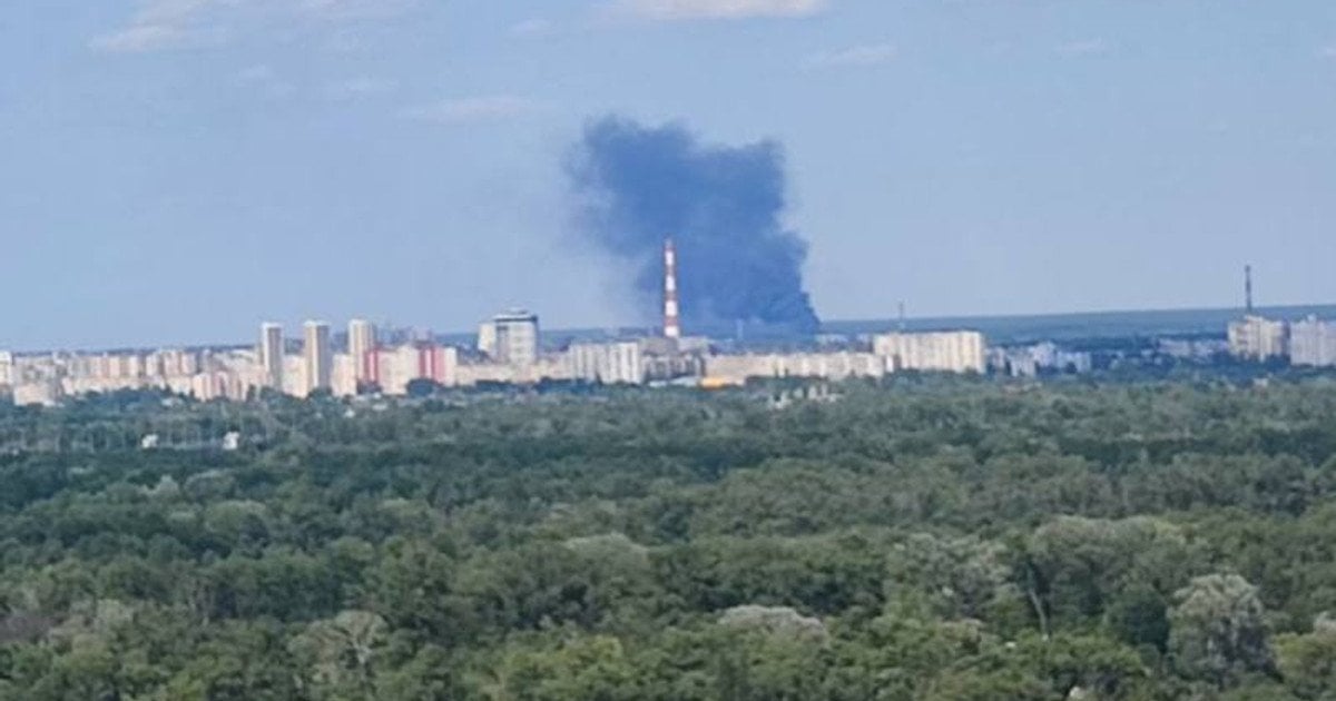 Взрыв в Киеве