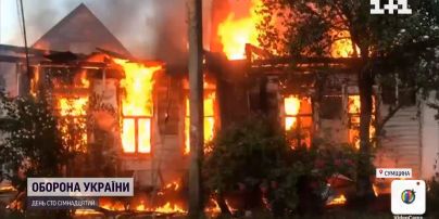 Рашисты почти сутки непрерывно обстреливали Сумскую область: по меньшей мере десять домов повреждены