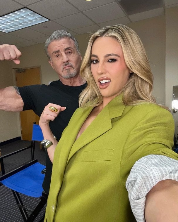 Сильвестр Сталлоне з донькою Софією / © instagram.com/officialslystallone