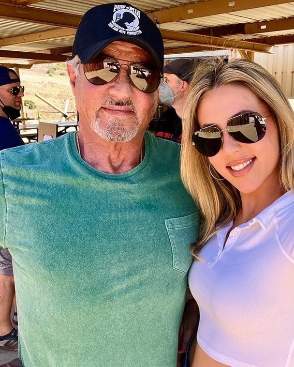 Сильвестр Сталлоне з донькою Софією / © instagram.com/officialslystallone