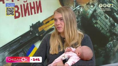 Народила донечку під обстрілами у Бучі: історія Ганни Тімченко
