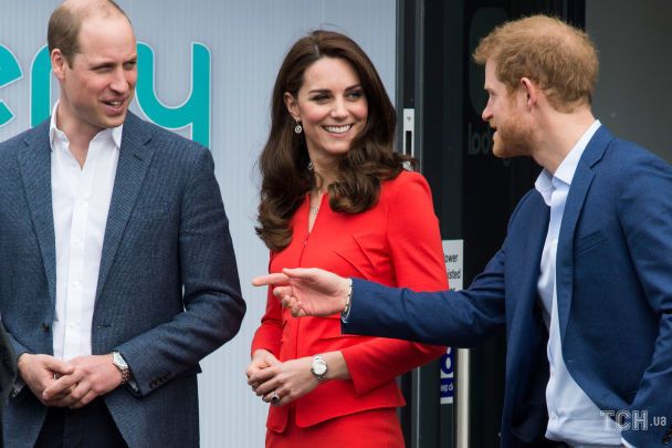 Принц Вільям, принцеса Кейт та принц Гаррі / © Getty Images