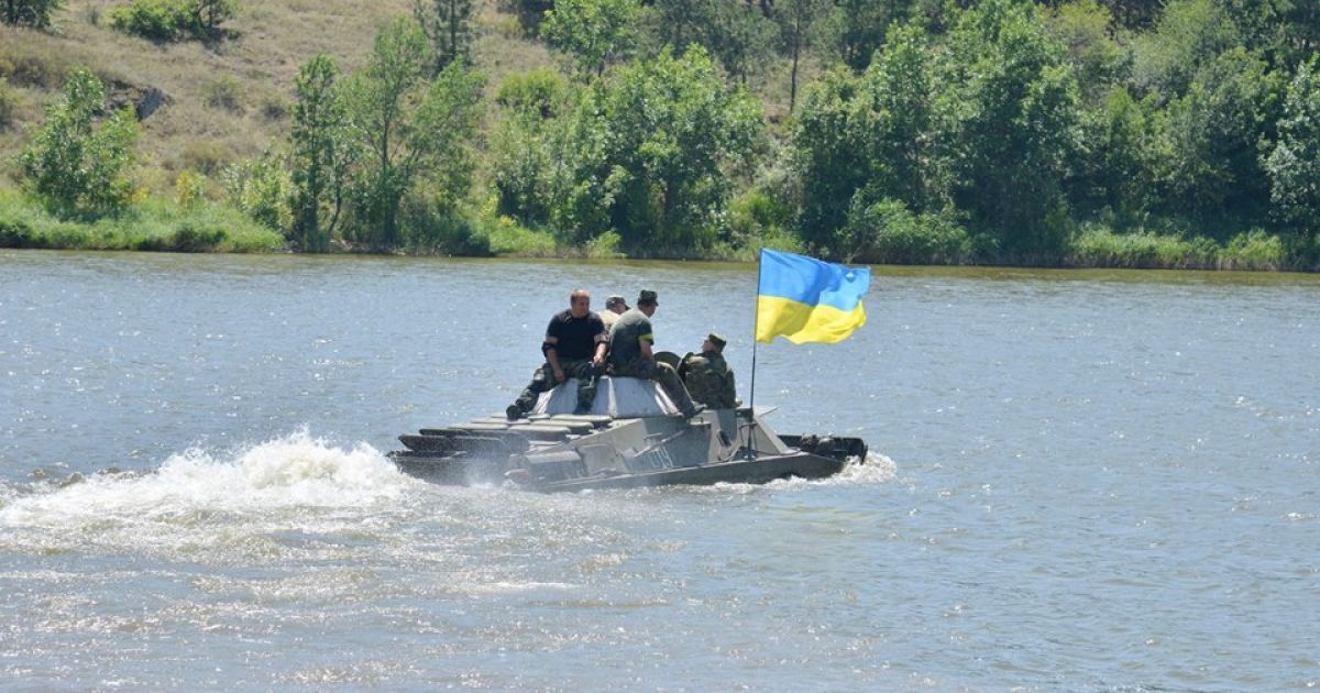 Новий спецбатальйон МВС Донецької області проходить навчання під управлінням бійців Нацгвардії. / © facebook.com/Вячеслав Аброськін
