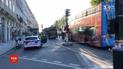 Во Франции водитель туристического автобуса на глазах у туристов раздавил водителя легковушки