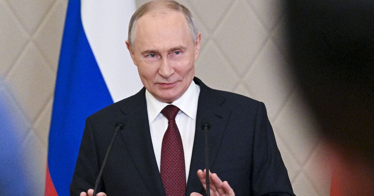 Российский диктатор Владимир Путин