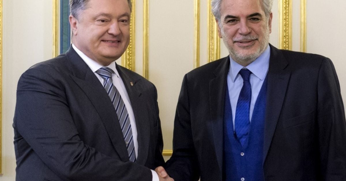 Порошенко и Стиліанідес
