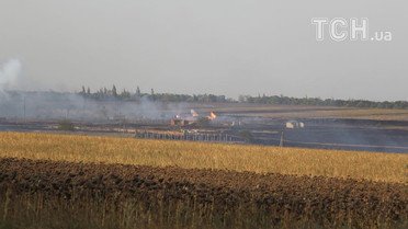 Пожежа на складі боєприпасів на Донеччині _3 / © Державна служба України з надзвичайних ситуацій