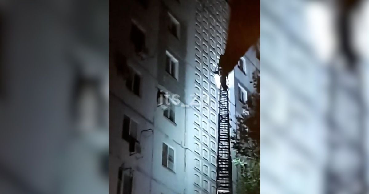У Запоріжжі чоловік видряпався по стіні на 8 поверх