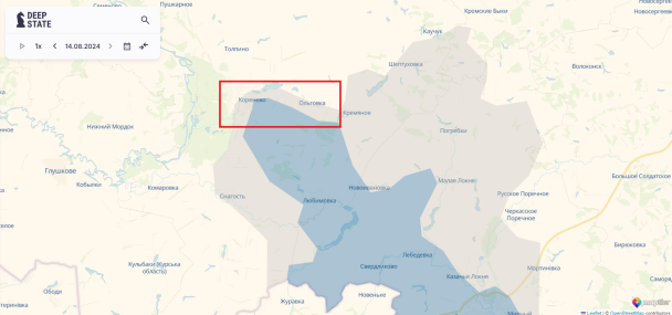 ВСУ находятся возле Ольговки на Курщине