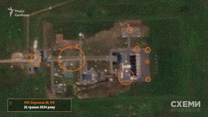 Наслідки удару дронами по загоризонтій РЛС у Орську