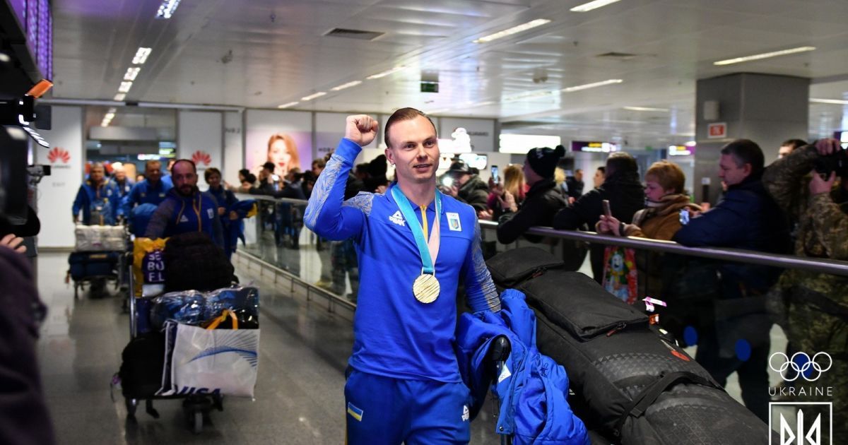 Українських олімпійців зустріли у Борисполі.