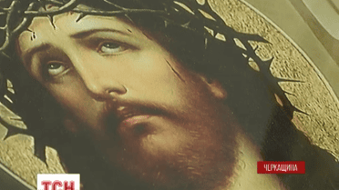 В храмі, який збудував сам Богдан Хмельницький, закровоточила ікона Христа Спасителя