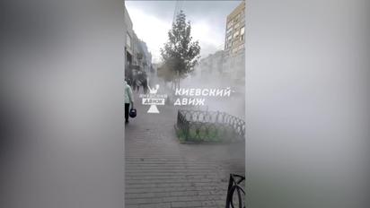 В центре Киева произошел прорыв теплосети