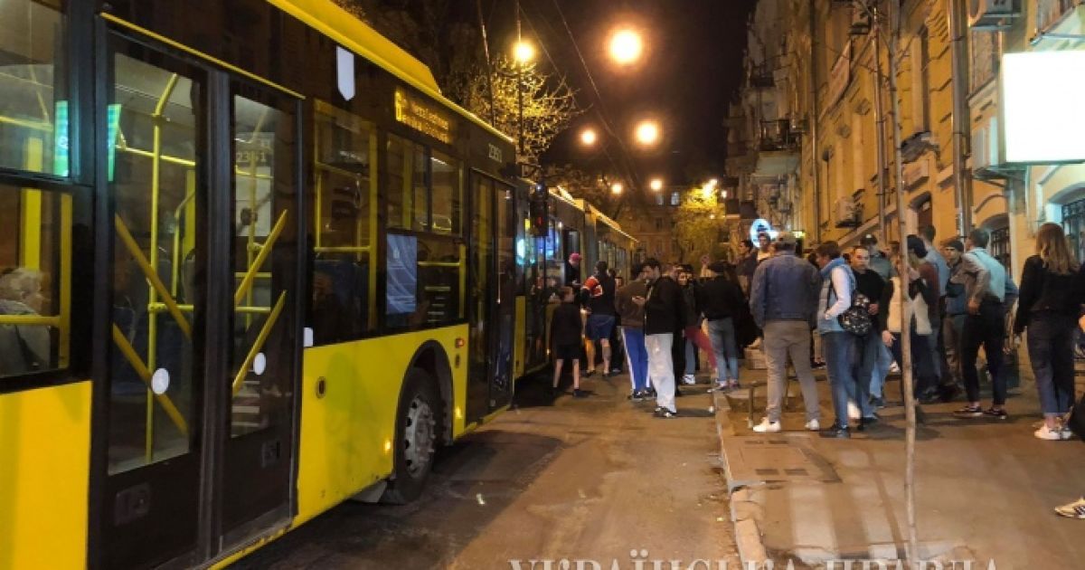 бійка в тролейбусі в Києві_1 / © Українська правда