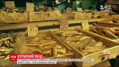 У Львові отруїлися 22 людини, скуштувавши рибу з місцевого базару
