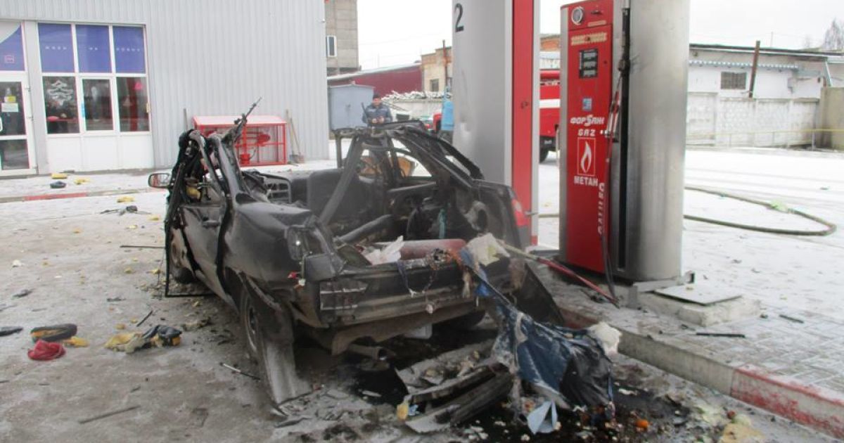На Сумщине авто взорвалось на газовой заправке, есть пострадавшие